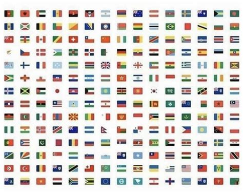 copy and paste country flags